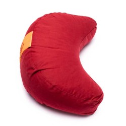 Cuscino mezzaluna rosso