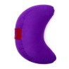 Cuscino mezzaluna viola