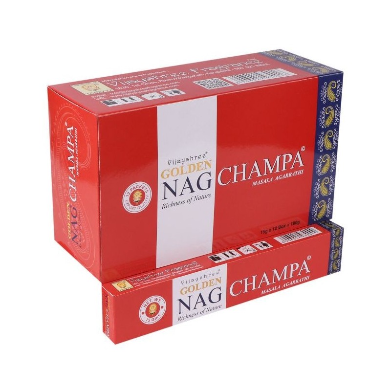 Incenso Vijayshree Golden Nag Champa 15g