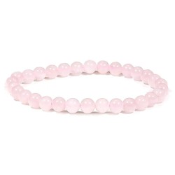 Braccialetto in quarzo rosa