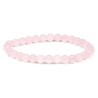 Braccialetto in quarzo rosa