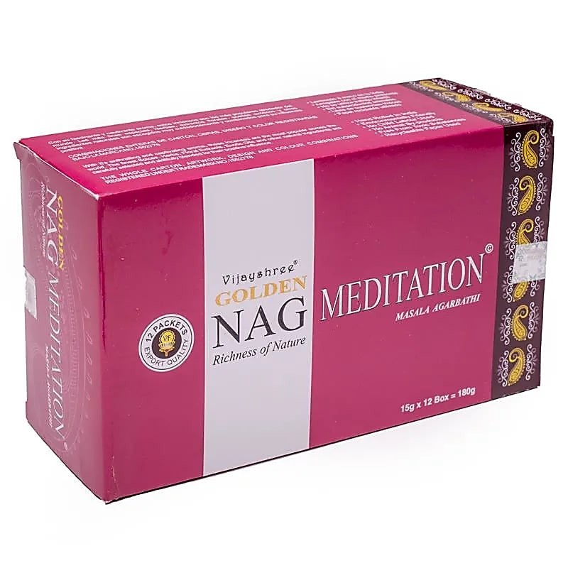 Incenso Vijayshree Golden Nag meditation 15g